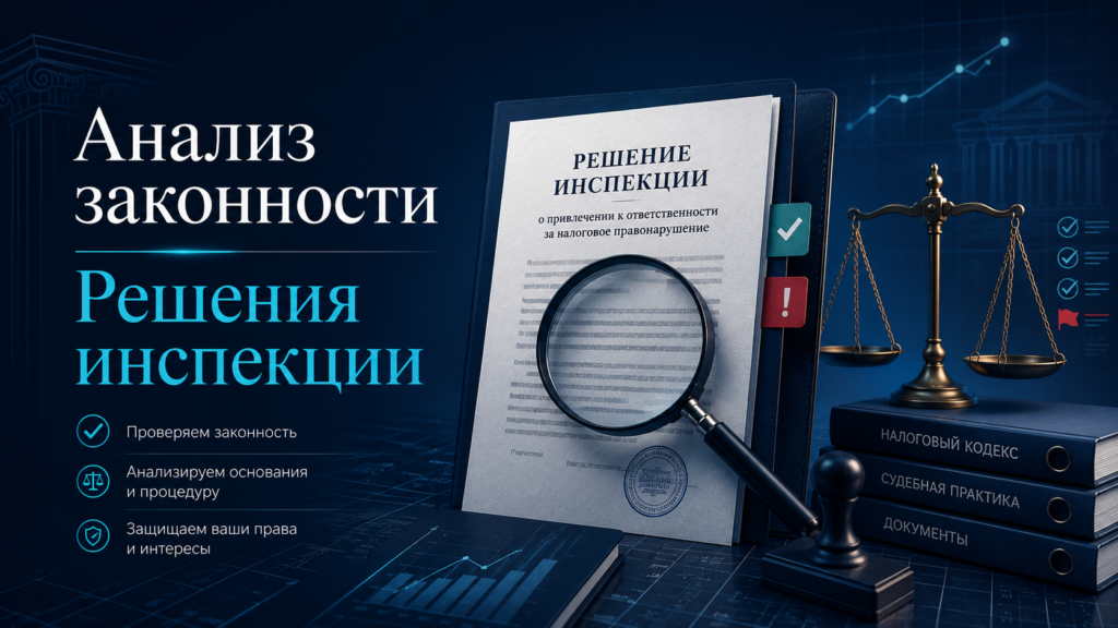 Анализ законности Решения инспекции