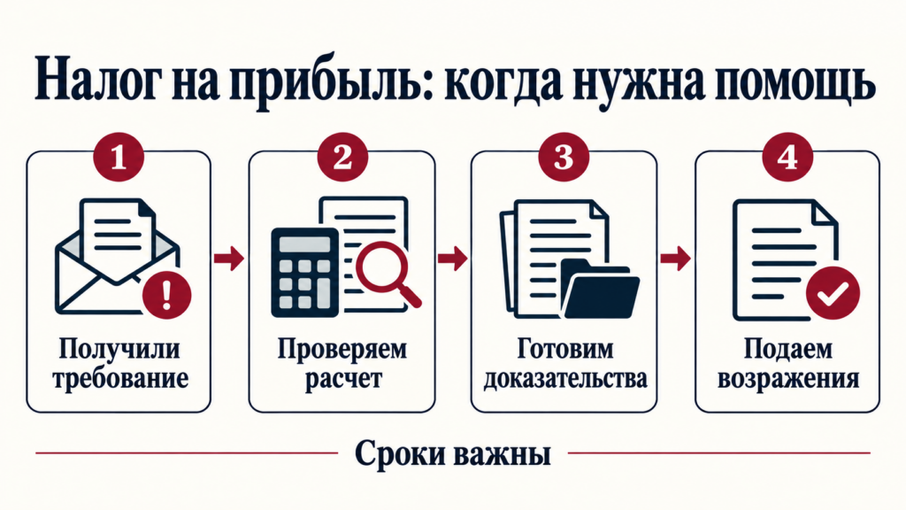 Налог на прибыль: требование ИФНС, проверка расчета, доказательства и возражения